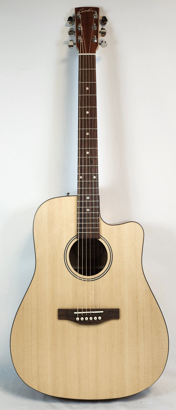 Godin Metropolis CW Natural EQ Acoustic Electric Guitar with Bag