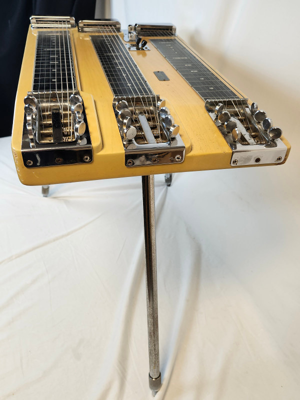 Fender Vintage Custom T-8 Triple-Neck Lap Steel, 1952, Blonde, Pre-Stringmaster, w/Case, RARE