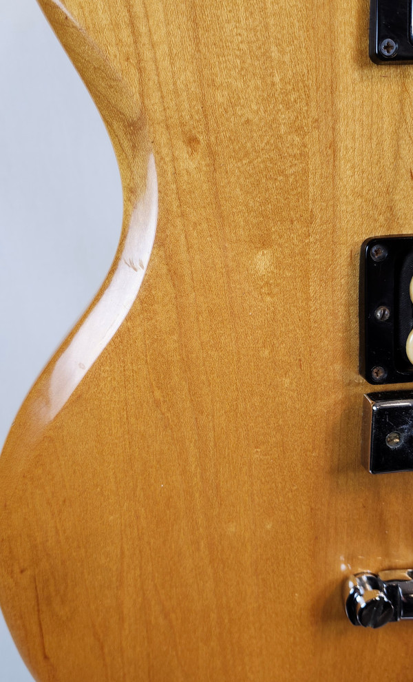 Gibson Vintage 1973 L6-S Standard, 1st Production Year, Natural Maple, DiMarzio Bridge Humbucker, Brass Nut, Original HSC