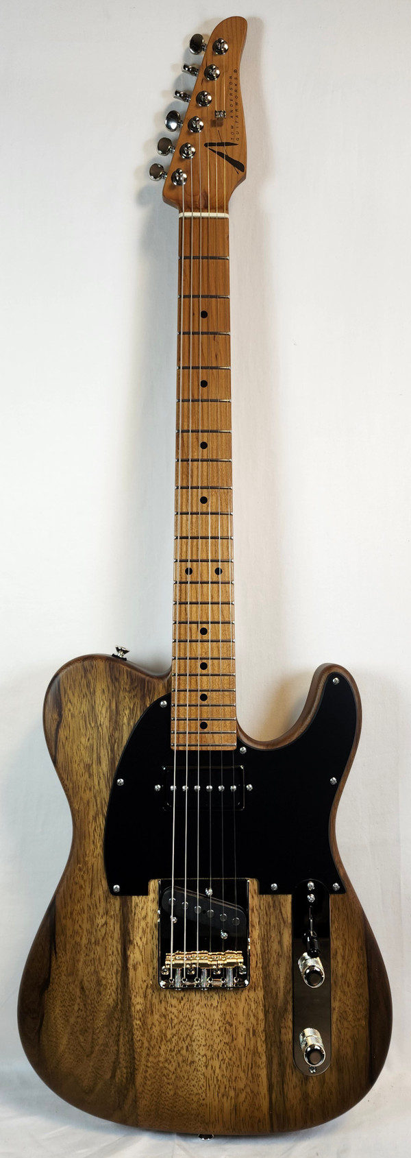 Tom Anderson T Icon Shorty Contoured, Limba Wood Body, PH1/TF3, Satin Light Tobacco Shaded, w/SSC