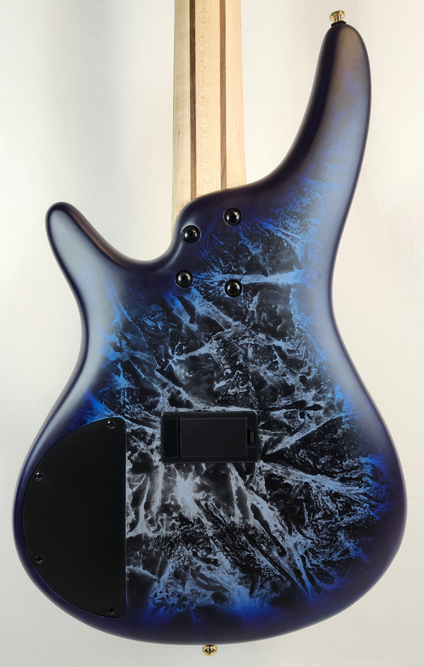 Ibanez SR305EDX SR Standard 5-String Bass, Gold Hardware, Cosmic Blue Frozen Matte
