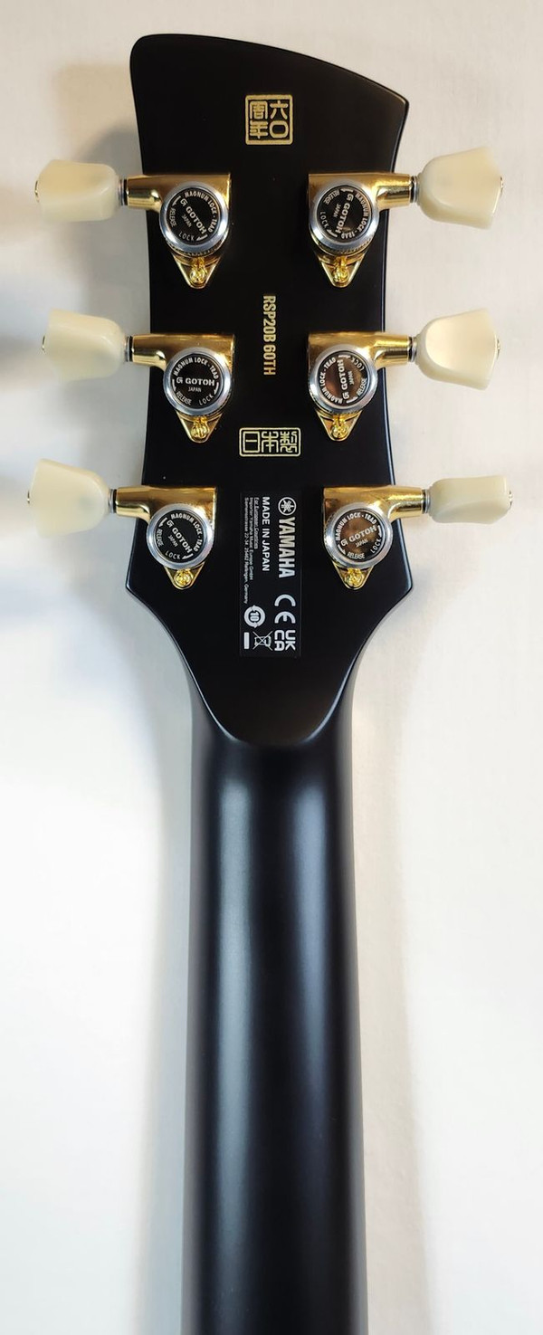 Yamaha 60th Anniversary Revstar Professional RSP20 Electric Guitar, Noble Black Burst