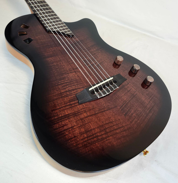 Cordoba Stage Edge Burst W/B Acoustic Electric Nylon String Guitar