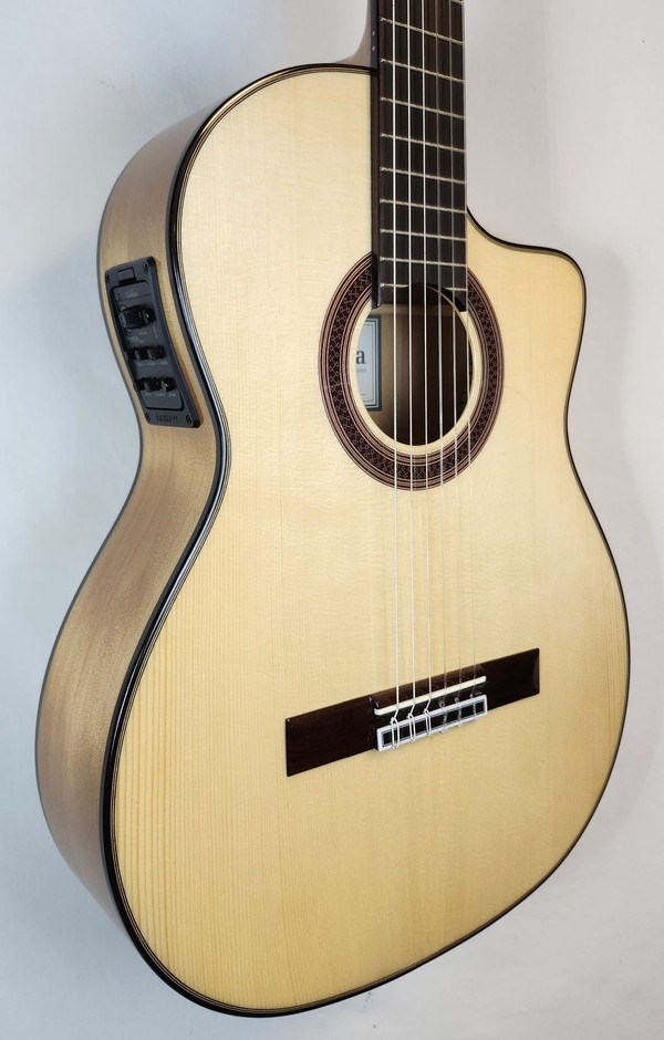 Cordoba GK Studio Solid European Spruce Top Cutaway Acoustic Electric Flamenco Guitar