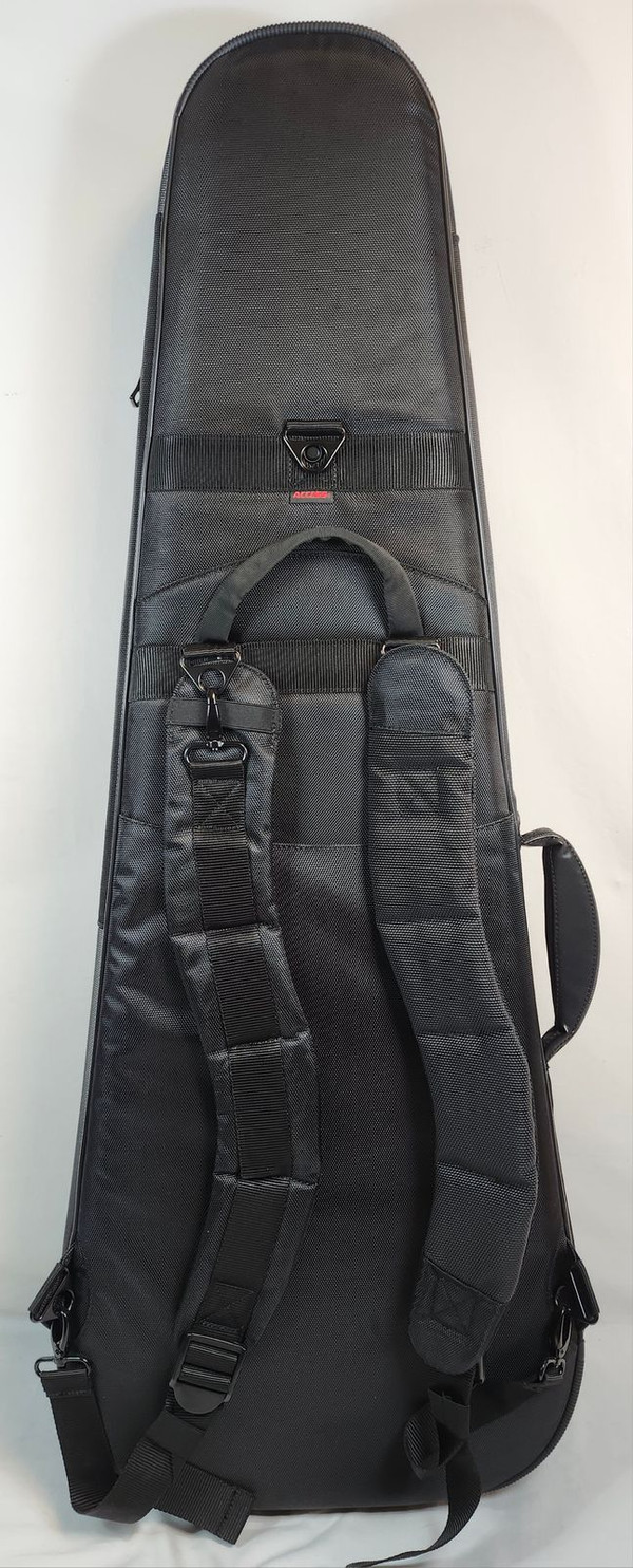 Tom Anderson Pre Owned Angel Player 7, Swamp Ash Body, HSH, Black w/Bora Dog Hair, Logo Bag