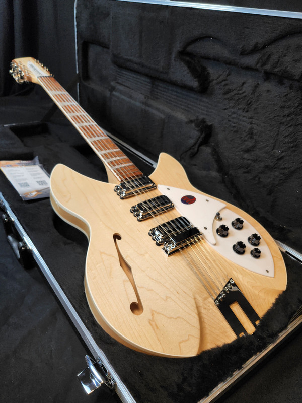 Rickenbacker 1993Plus Maple Glo, 12-String, 3X Toaster Pups, Stereo, w/HSC