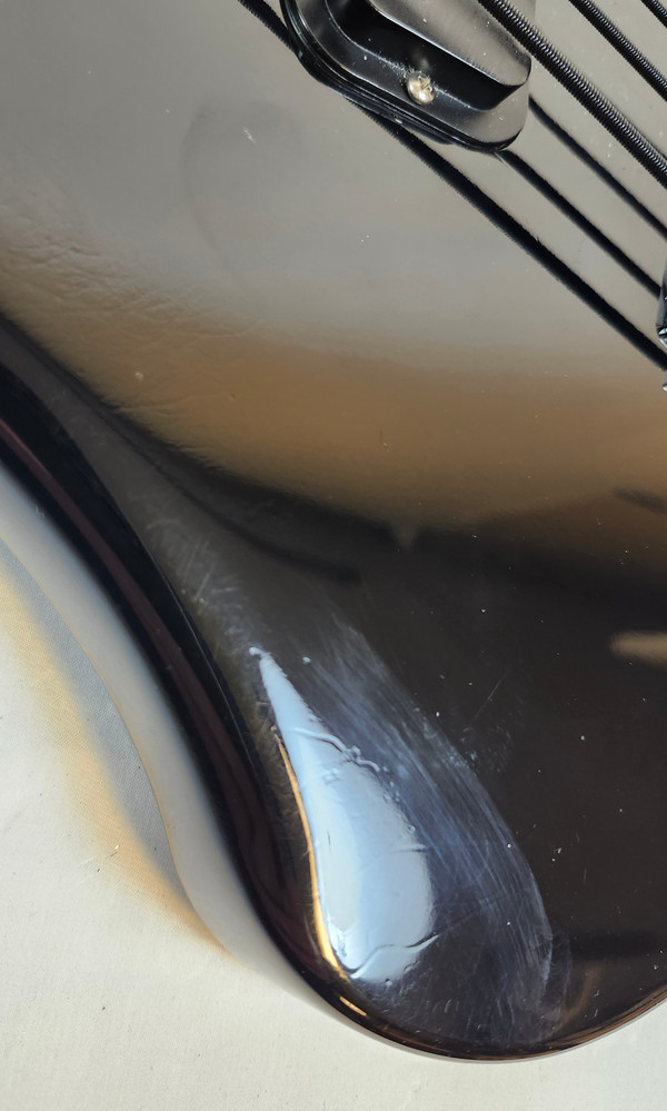 Rickenbacker 2019 4003S/5 Jetglo 5-String Bass, Custom Pickguard, OHSC