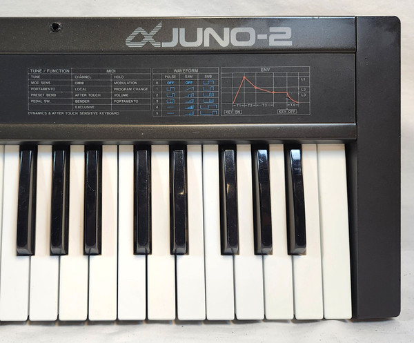 Roland Vintage Alpha Juno-2 (JU-2) Analog Polyphonic Synthesizer, Fully Serviced, MIJ, 1987