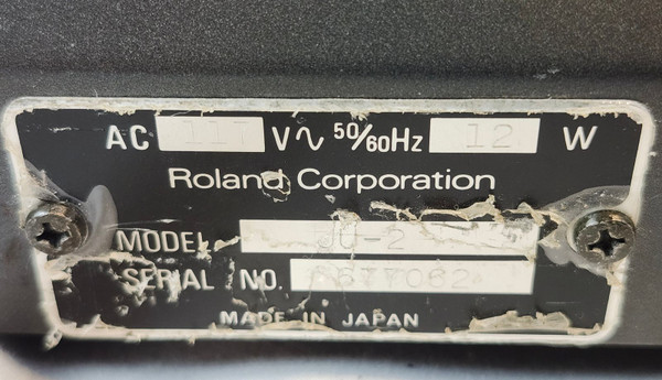 Roland Vintage Alpha Juno-2 (JU-2) Analog Polyphonic Synthesizer, Fully Serviced, MIJ, 1987