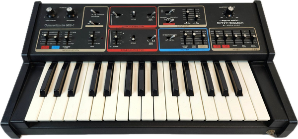 Vintage Moog / Realistic Concertmate MG-1 Synthesizer, Fully Serviced, XLR & IEC Mods 1981
