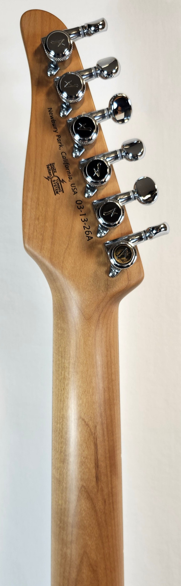 Tom Anderson Angel, Flame Maple Top, Ziricote FB, HC1/HC2+, Cajun Key Lime to Teal Burst, w/Bag