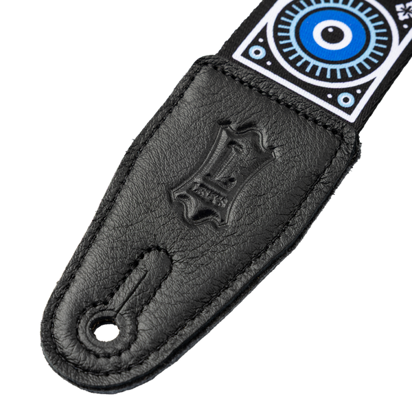 Levy's MP2CVY-004  2" Evil Eye Design Poly Guitar Strap