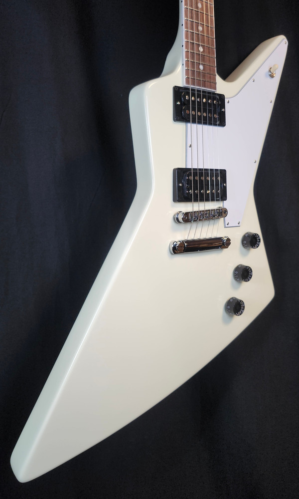 Gibson Explorer 70s, Classic White, w/Vintage Brown Hard Shell Case