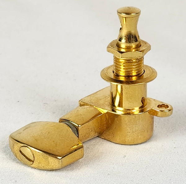 Schaller Pre Owned Vintage M6G Mini Bass Side Gold Guitar Tuners, Made in W.Germany