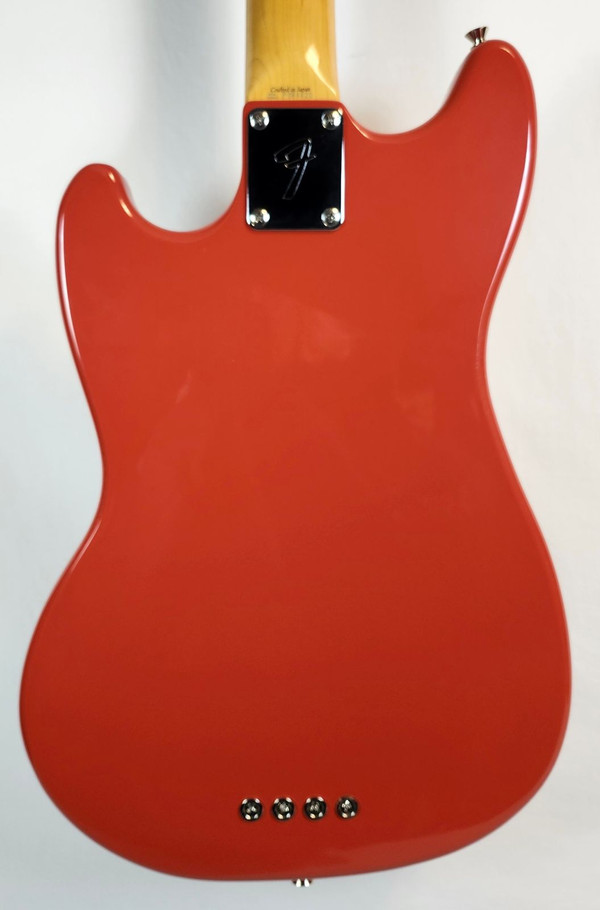 Fender Vintage MB98-70 SD Mustang Bass, CIJ, 1999, Closet Classic, Fiesta Red, w/Bag