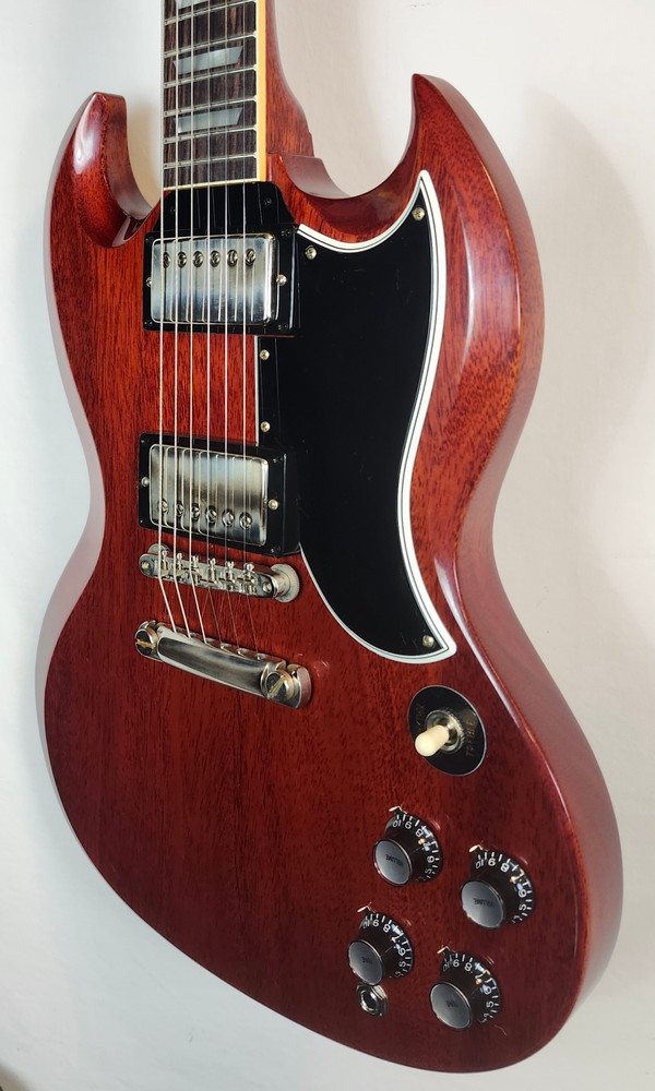 Gibson Custom 1961 Les Paul SG Standard Reissue Stop Bar, VOS, Cherry Red, w/HSC