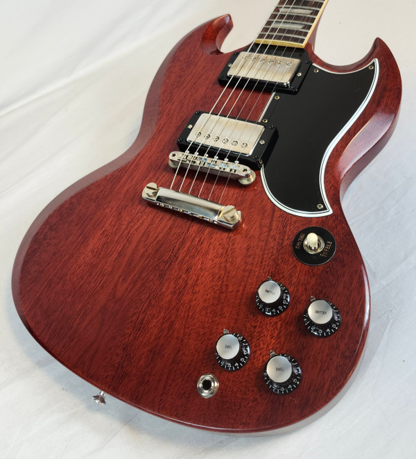 Gibson Custom 1961 Les Paul SG Standard Reissue Stop Bar, VOS, Cherry Red, w/HSC