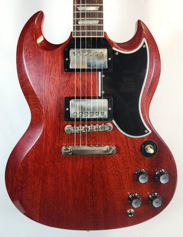Gibson Custom 1961 Les Paul SG Standard Reissue Stop Bar, VOS, Cherry Red, w/HSC