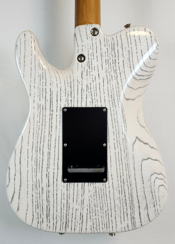Tom Anderson T Classic Contoured, Swamp Ash Body, SC1 SC1 TF3, 62 Pete, High Gloss White with Black Dog Hair, w/Bag 2026