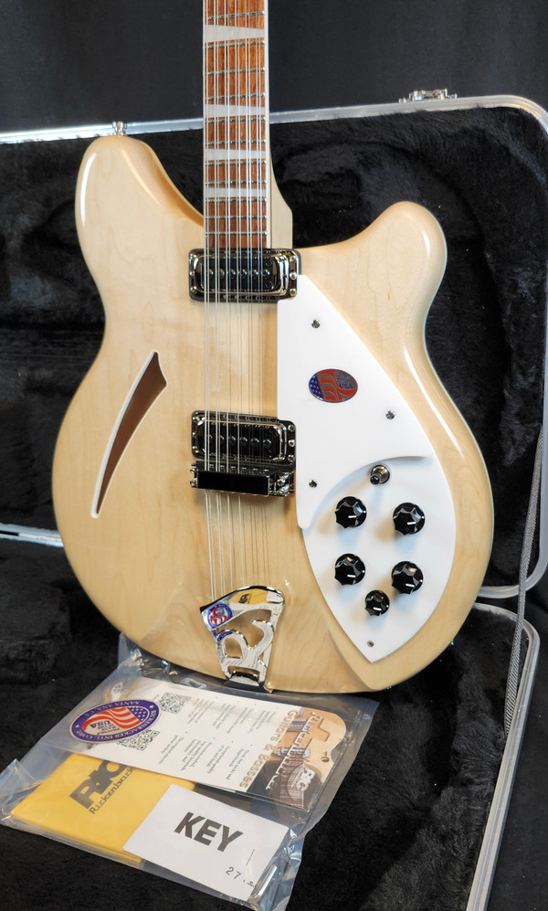Rickenbacker 360/12 Mapleglo, 12 String Hollowbody Guitar, Stereo, w/HSC