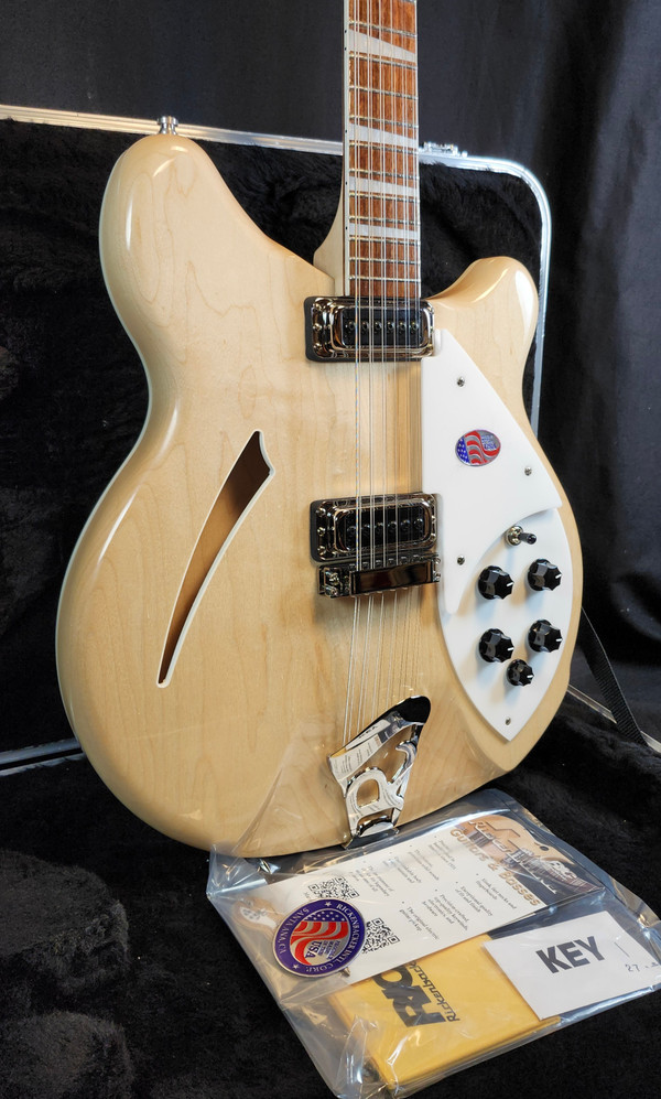 Rickenbacker 360/12 Mapleglo, 12 String Hollowbody Guitar, Stereo, w/HSC