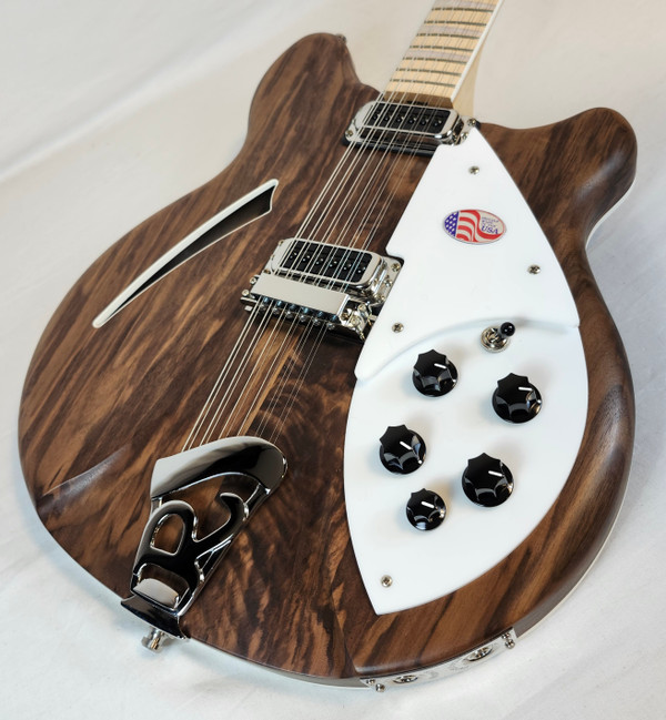 Rickenbacker 360/12 Walnut 12-String Hollowbody Guitar, Maple FB, Stereo, HSC