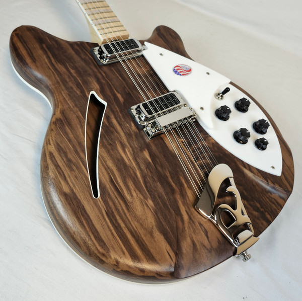 Rickenbacker 360/12 Walnut 12-String Hollowbody Guitar, Maple FB, Stereo, HSC