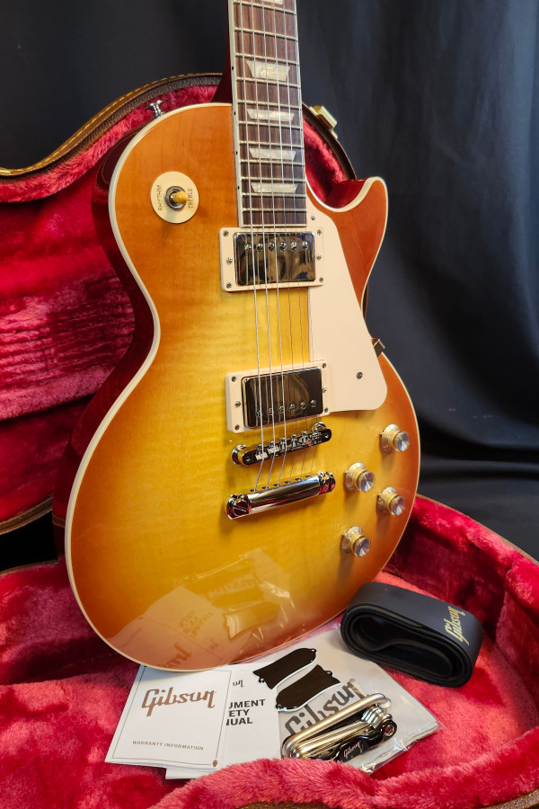 Gibson Les Paul Standard 60s Figured Top Unburst w/Vintage Brown Hard Case