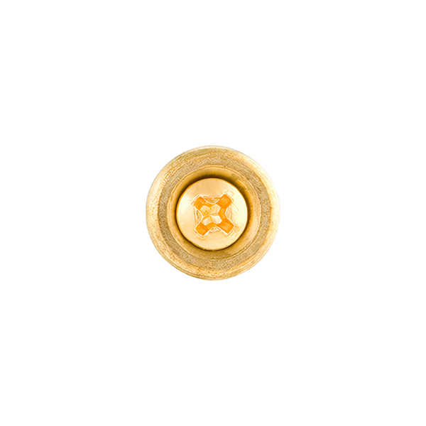 Gibson Pack of 2 Brass Strap Buttons