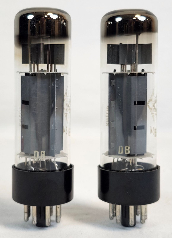 Telefunken Vintage EL34 Power Tubes, Matched Pair, Late 60s, NOS, Made in West Germany