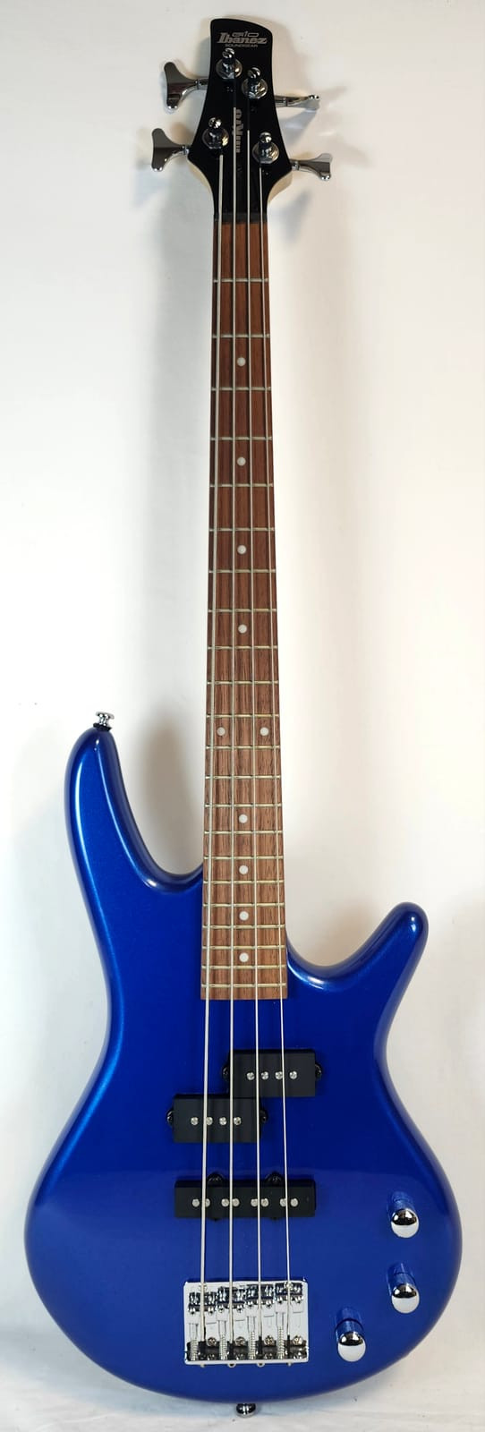 Pre Owned Ibanez GSRM20SLB GSR Mikro Electric Bass Starlight Blue Finish W/ Bag