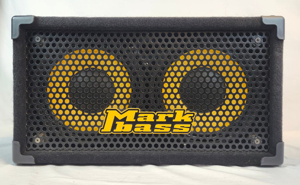 Pre Owned Markbass Bass Speaker Cabinet TRV 102 P Rear-Ported Compact 2x10, Dlx Cover