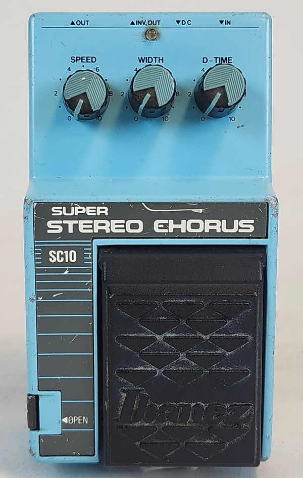 Ibanez Vintage SC10 Super Stereo Chorus 80"s-Blue Guitar Effect Pedal