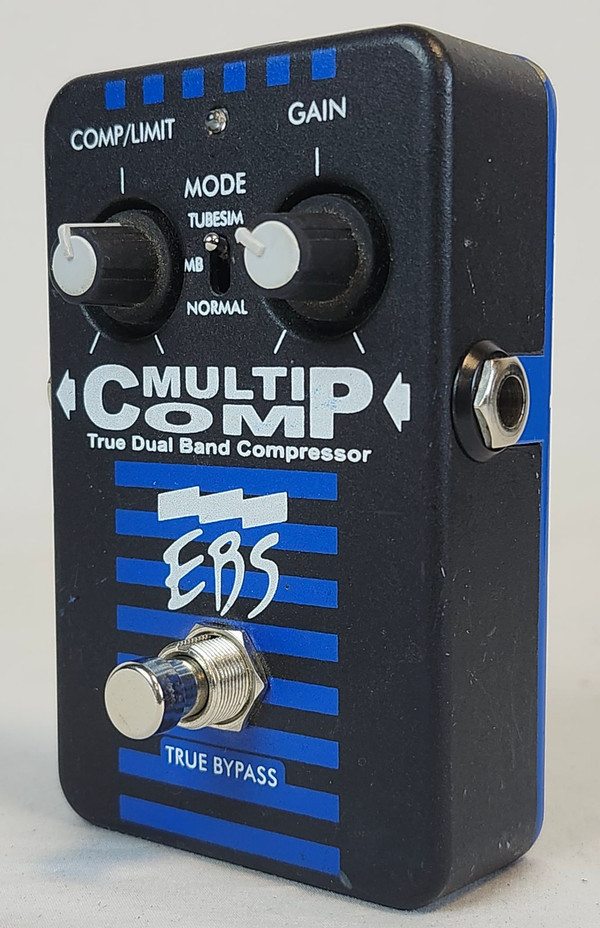 Pre Owned EBS MultiComp Analog, High-Performance Multi-Band Compressor Stompbox, Effect Pedal