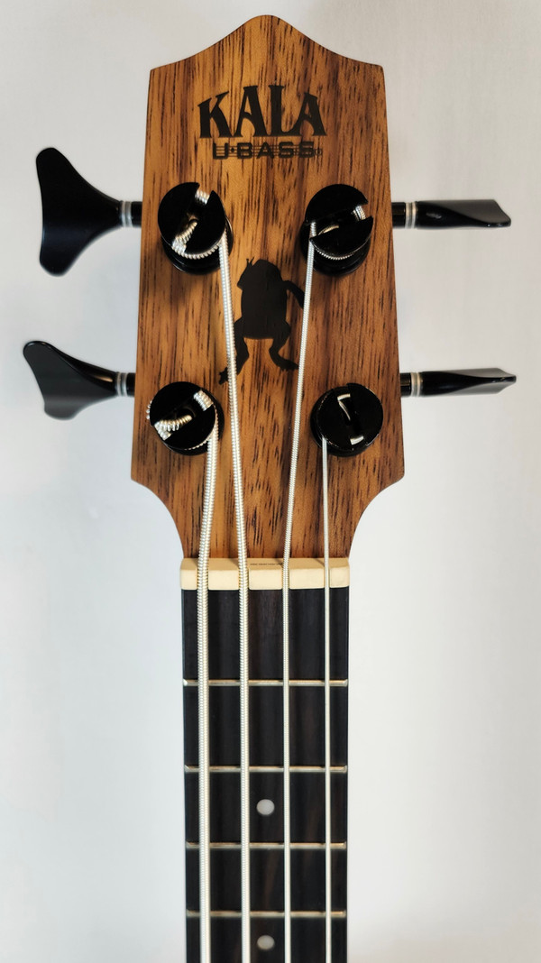 Kala UBASS-TEAK-FS Teak Acoustic-Electric U•BASS W/Bag
