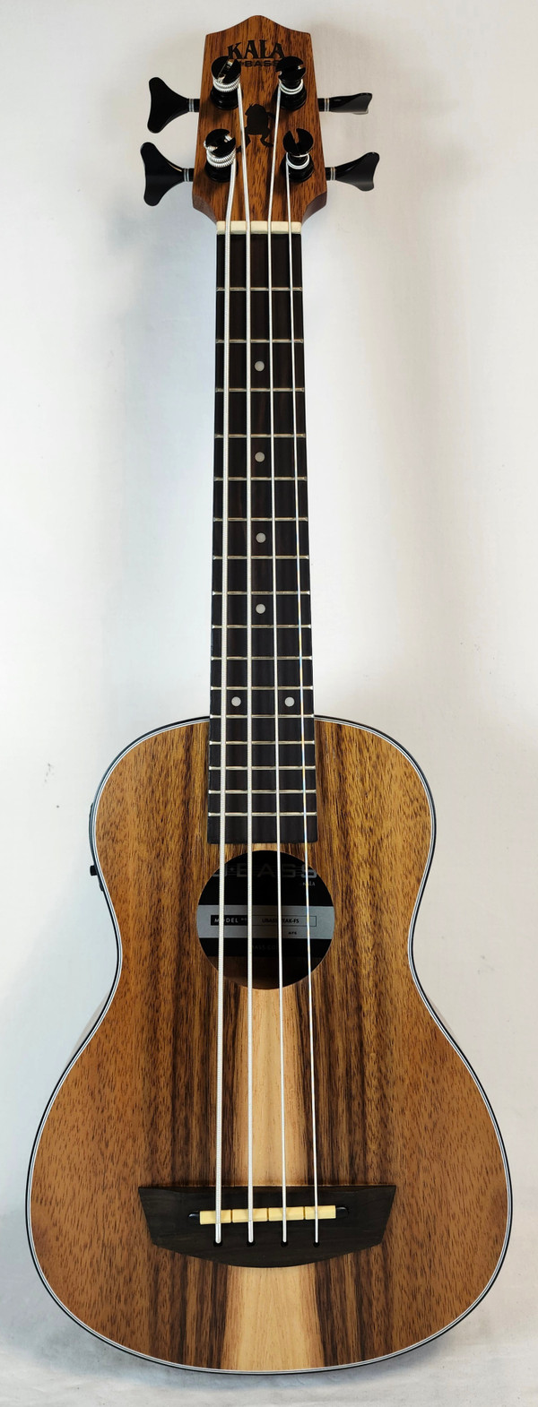 Kala UBASS-TEAK-FS Teak Acoustic-Electric U•BASS W/Bag