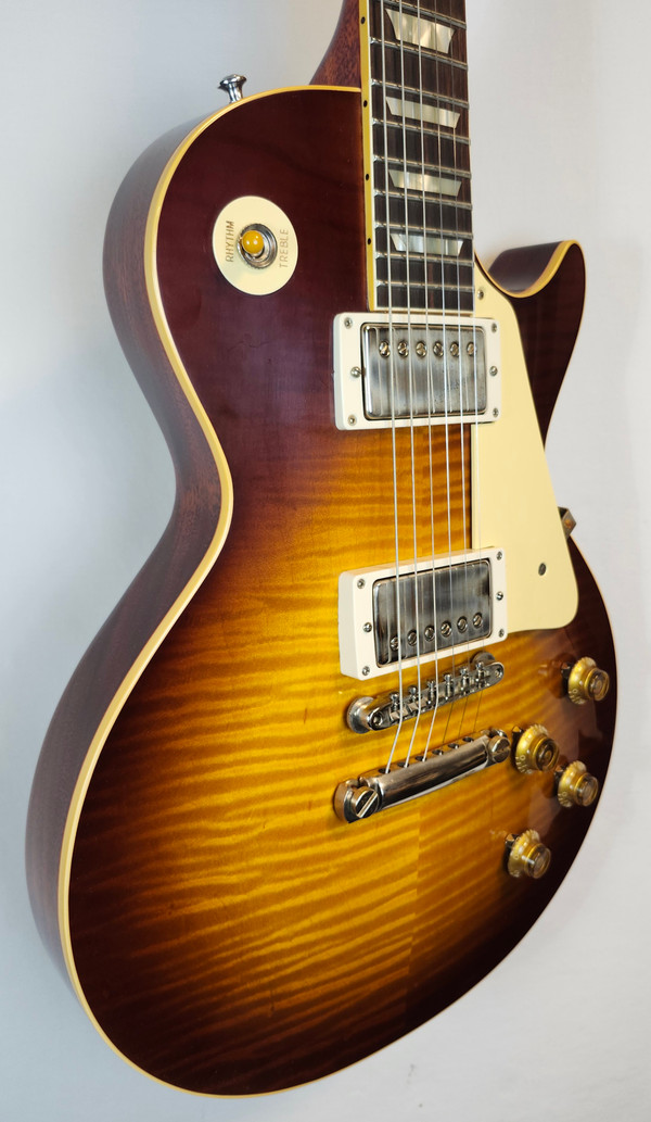 Gibson Custom 1959 Les Paul Standard Reissue VOS, Iced Tea Burst, HSC
