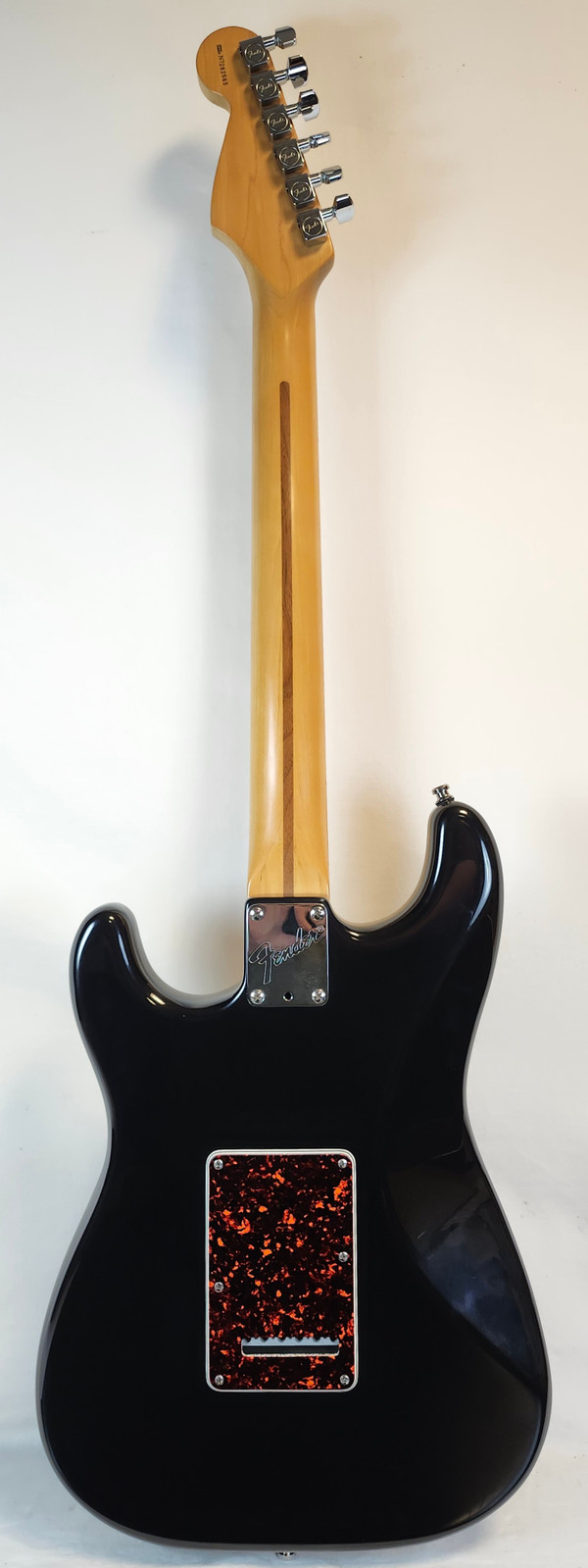 Vintage 1997 Fender U.S. Lone Star Stratocaster, Hot Rod Series, HSS, Black, w/Tweed HSC