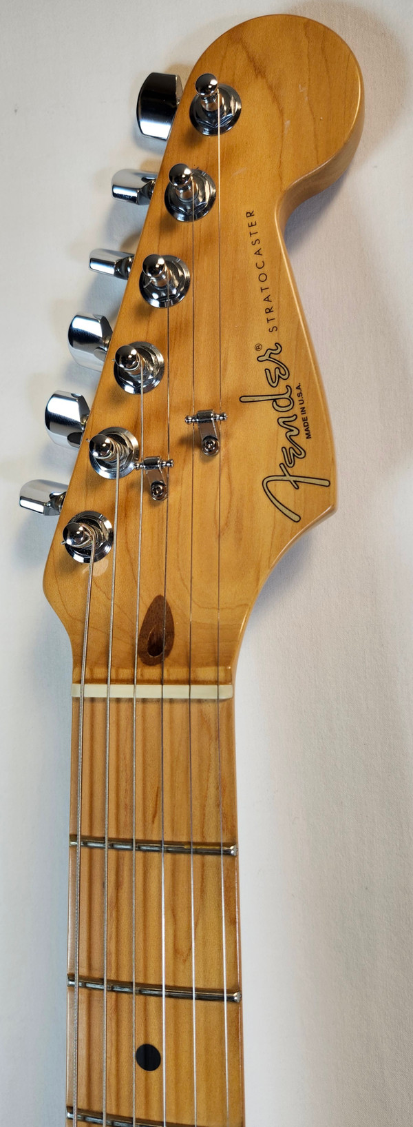 Vintage 1997 Fender U.S. Lone Star Stratocaster, Hot Rod Series, HSS, Black, w/Tweed HSC