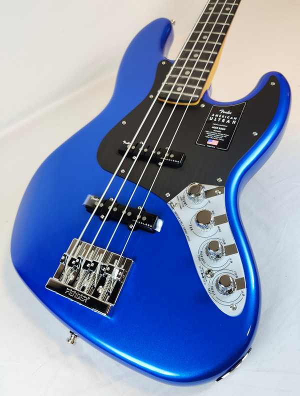 Fender American Ultra II Jazz Bass, Noble Blue, W/HSC