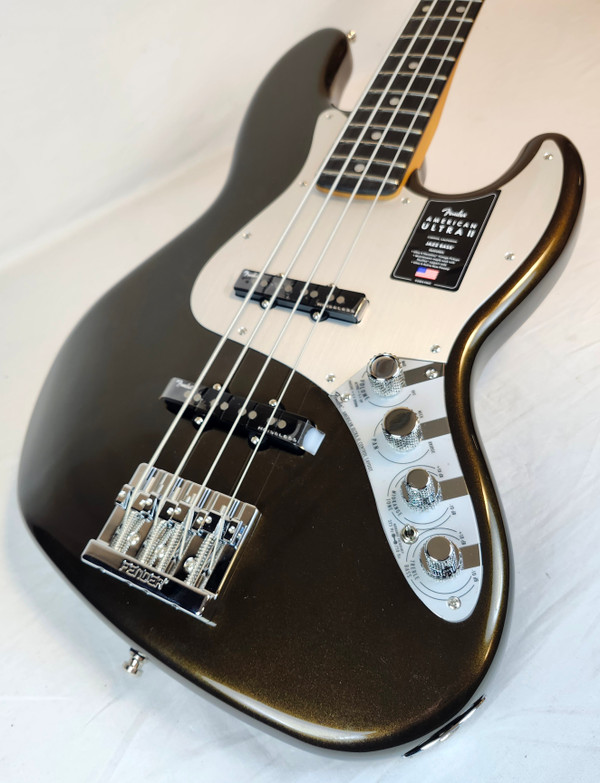 Fender American Ultra II Jazz Bass, Texas Tea, W/HSC