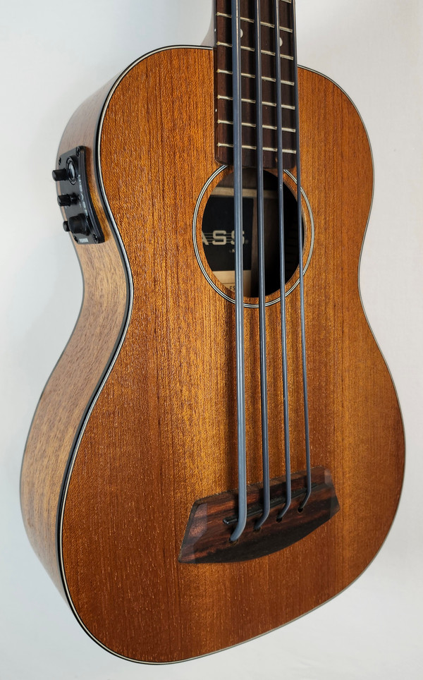 Kala UBASS-RMBL-FS Rumbler Mahogany U•BASS Rosewood Update W/Bag