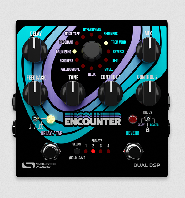 Source Audio SA264 Encounter Ambient Delay + Reverb Effect Pedal