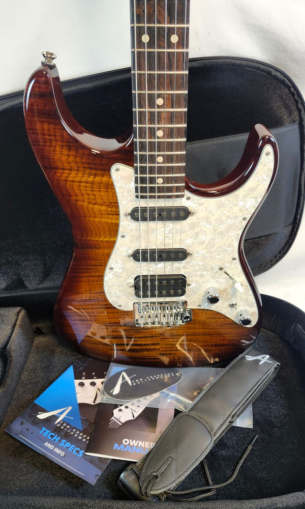 Tom Anderson Drop Top Classic, Even-Taper, SF1 SF1 H2+ Tiger Eye Burs W/Deluxe Bag