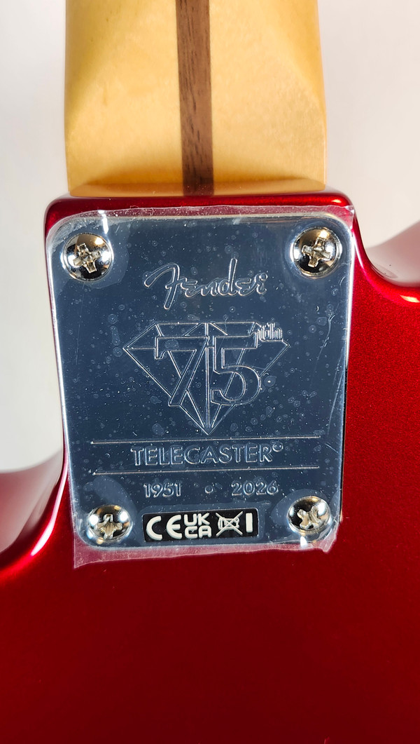 Fender Limited Edition 75th Anniversary Player II Telecaster, Candy Apple Red