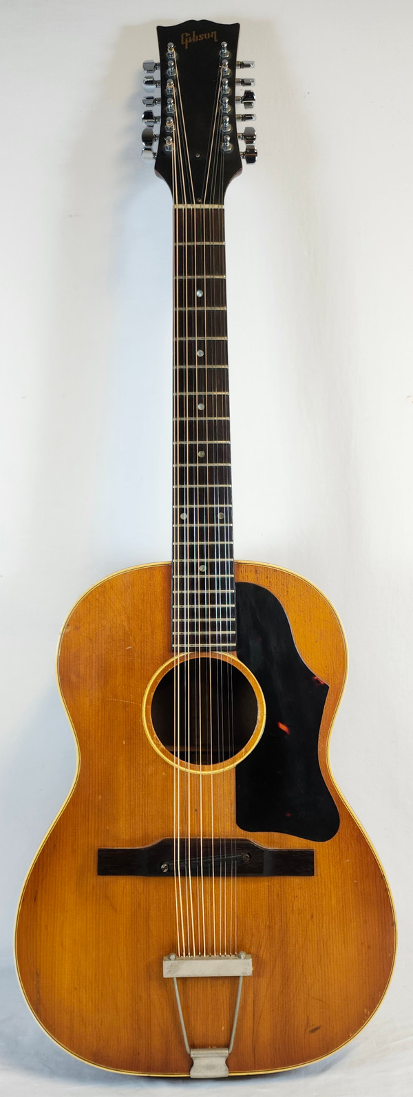 Vintage 1965 Gibson B-25-12N Natural 12-String Acoustic Guitar w/ Reunion Blues Bag