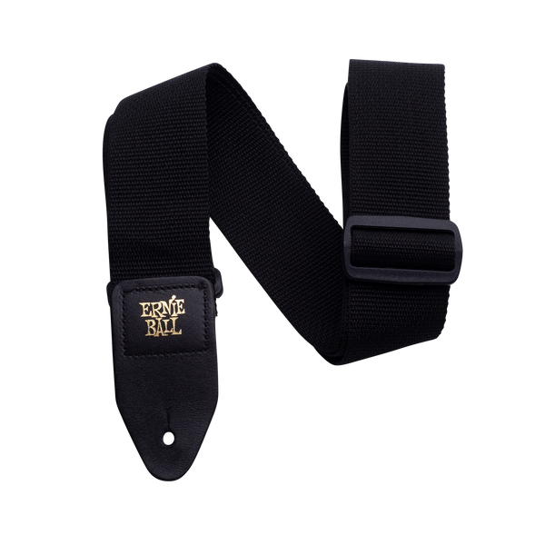 Ernie Ball P04037 Black Polypro Guitar Strap