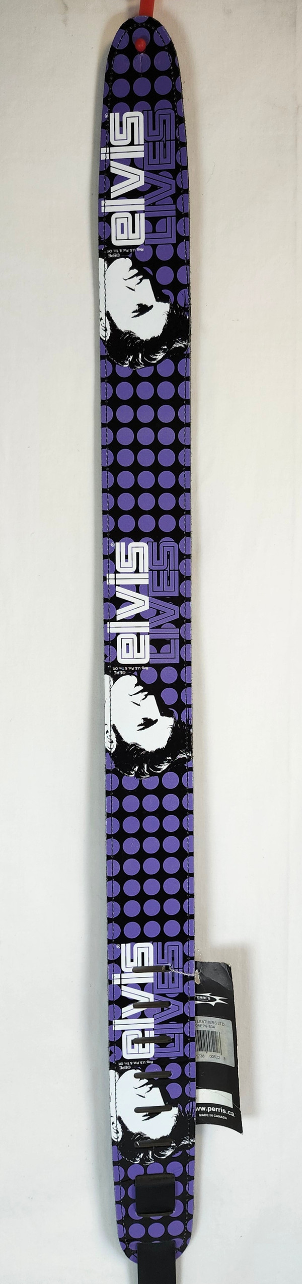 Perri's Leather P25EPV-834 Elvis Presley Leather Guitar Straps