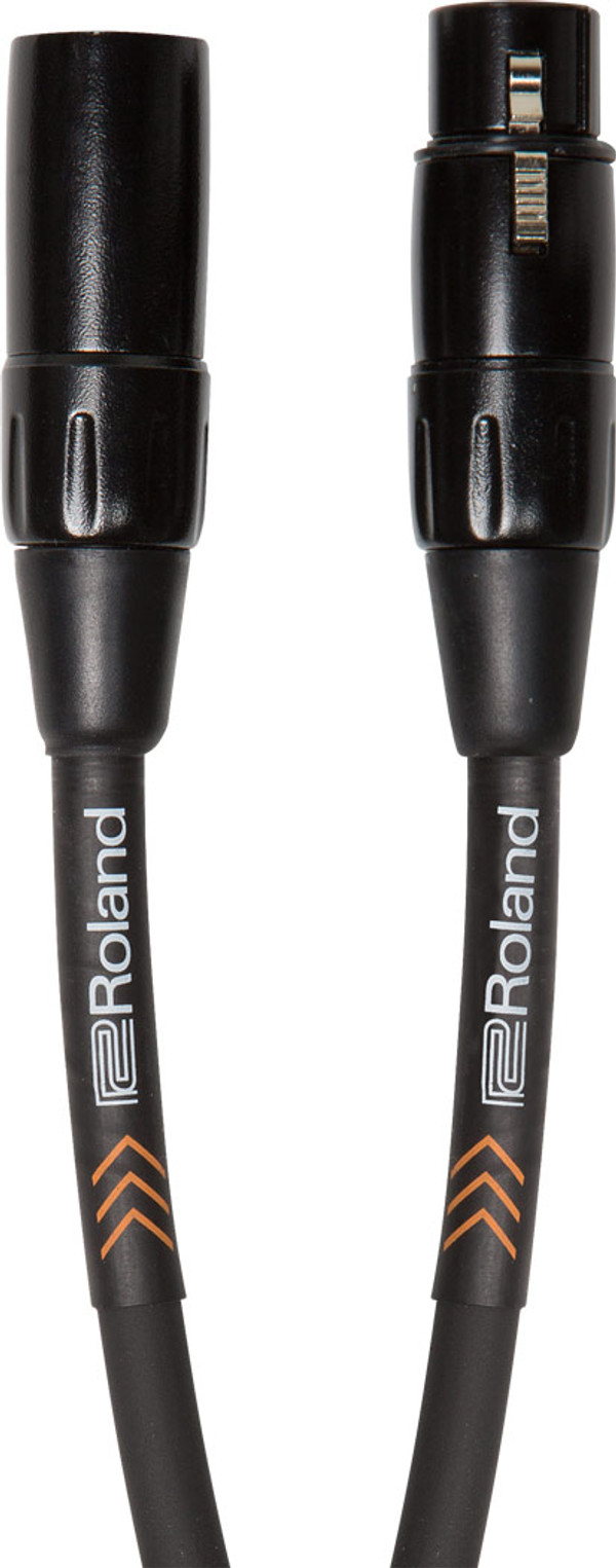 Roland RMC-B25 Black Series XLR-XLR Microphone Cable, 25ft