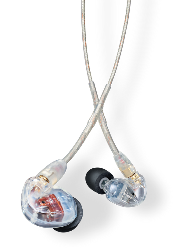 Shure SE535-CL Professional Sound Isolating Triple Driver Earphone With Detachable Cable (clear)